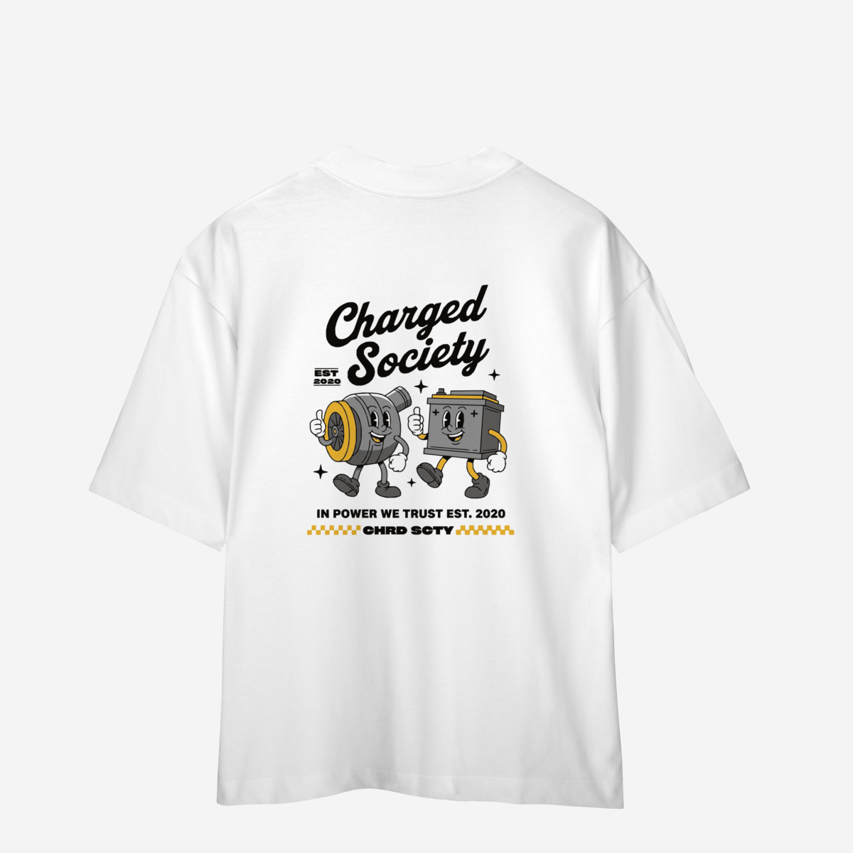 CAMISETA - IN POWER WE TRUST - OVERSIZED