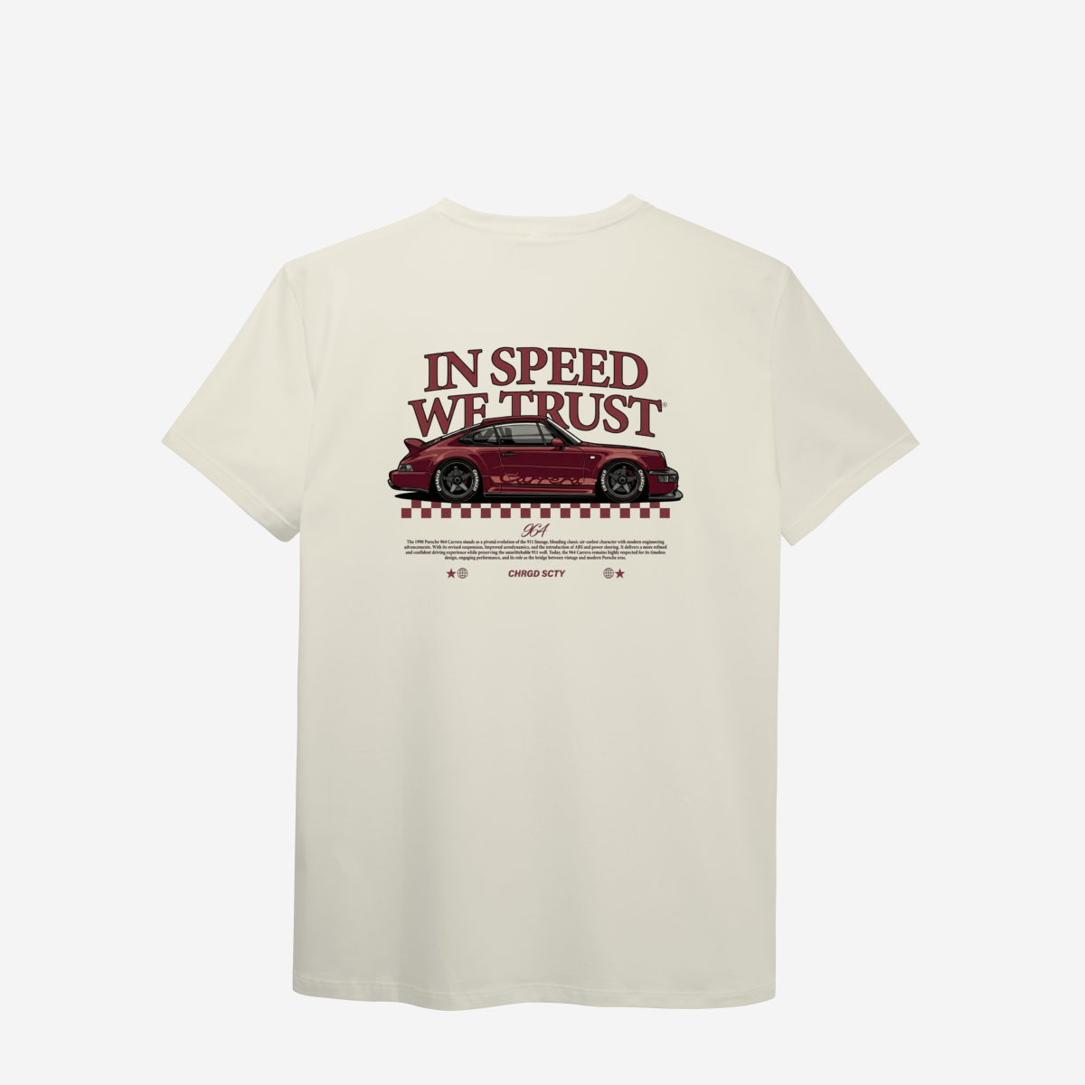 Camiseta Pima - Porsche 964 RWB ISWT