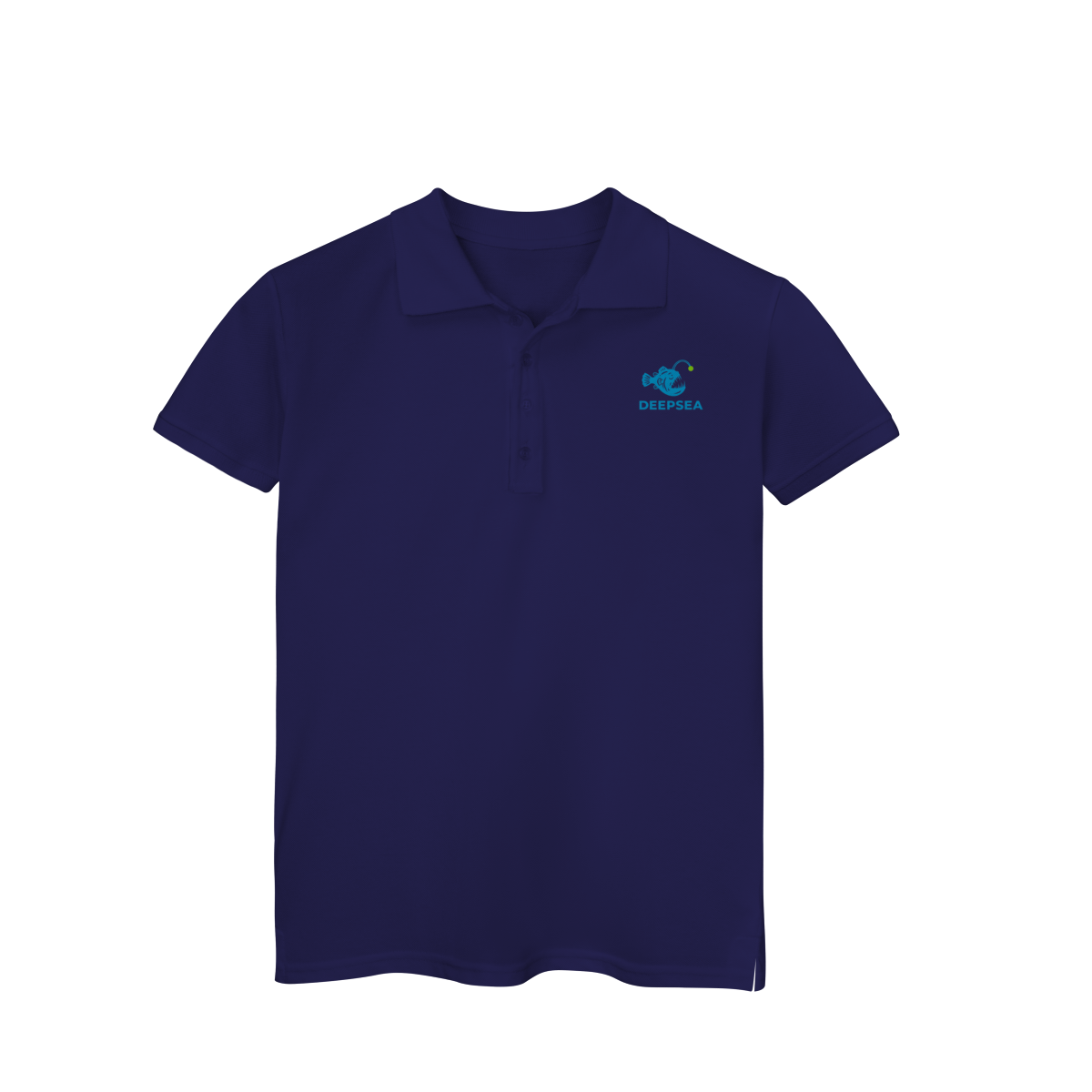 Camisa Polo Deepsea - Adulto Feminino - Logo Azul