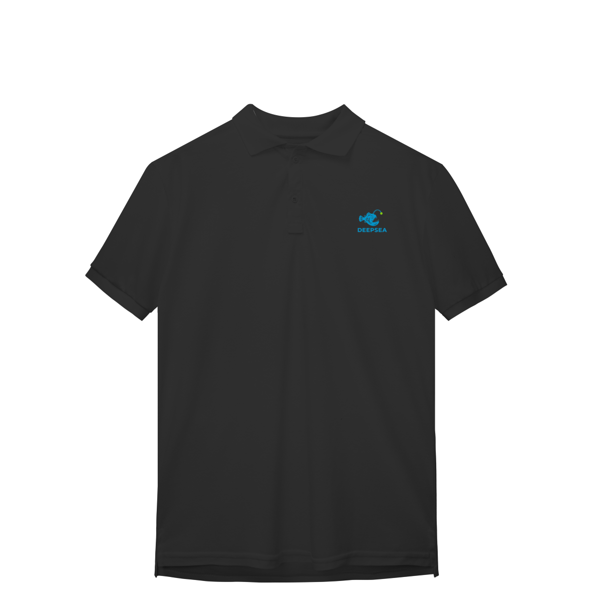 Camisa Polo Prime Deepsea - Adulto Masculino - Logo Azul