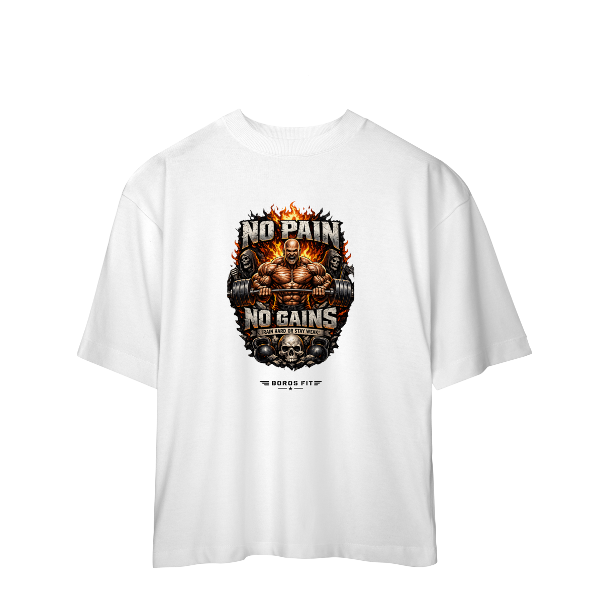 Camiseta Oversized No Pain