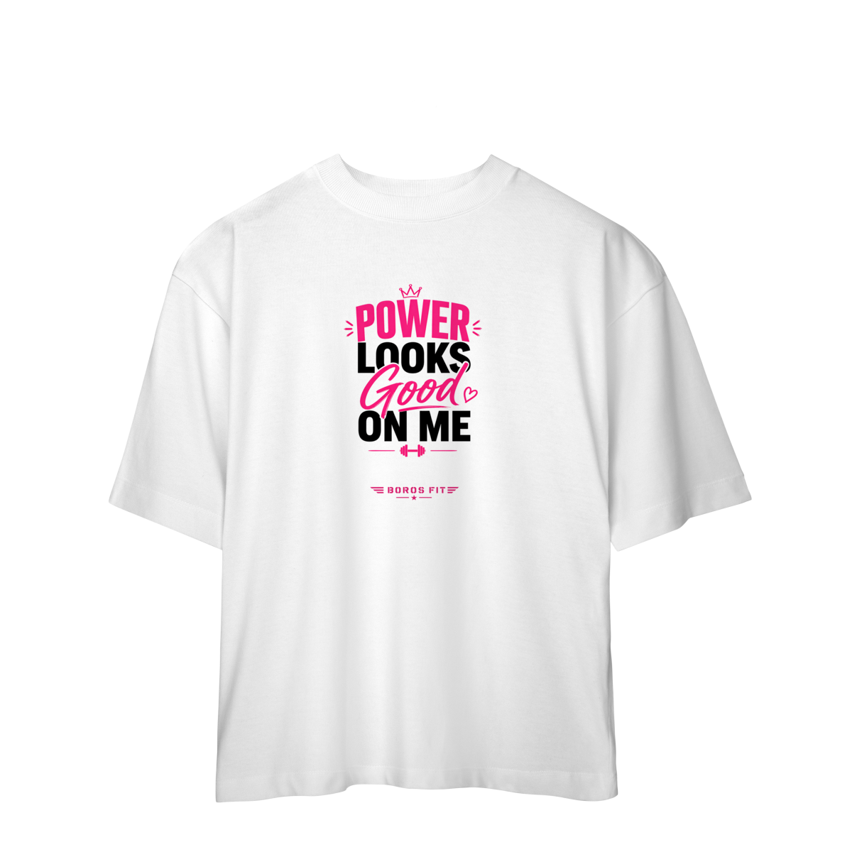 Camiseta Oversized Power Looks Good