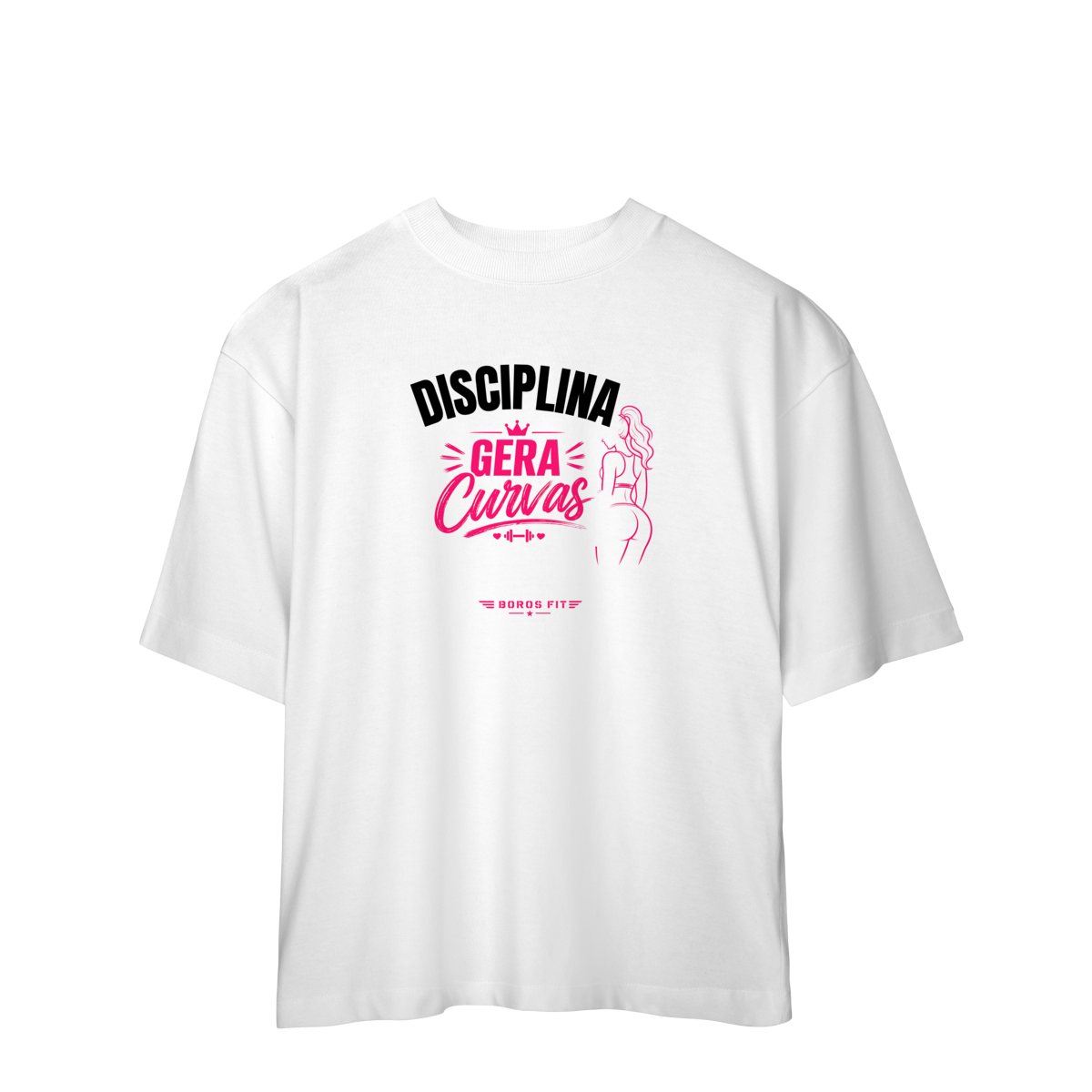 Camiseta Oversized Disciplina Gera Curvas