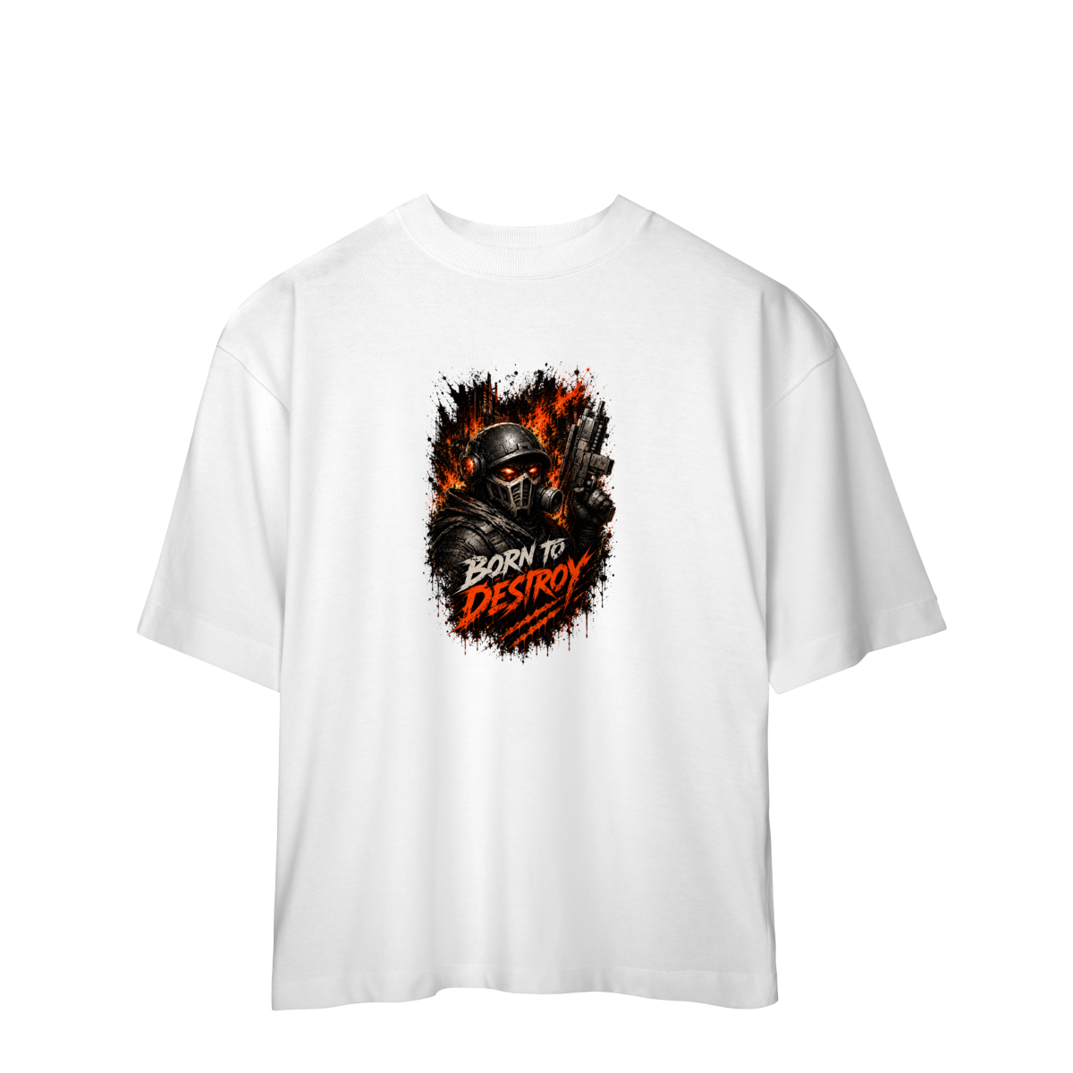 Camiseta Oversized Born to Destroy