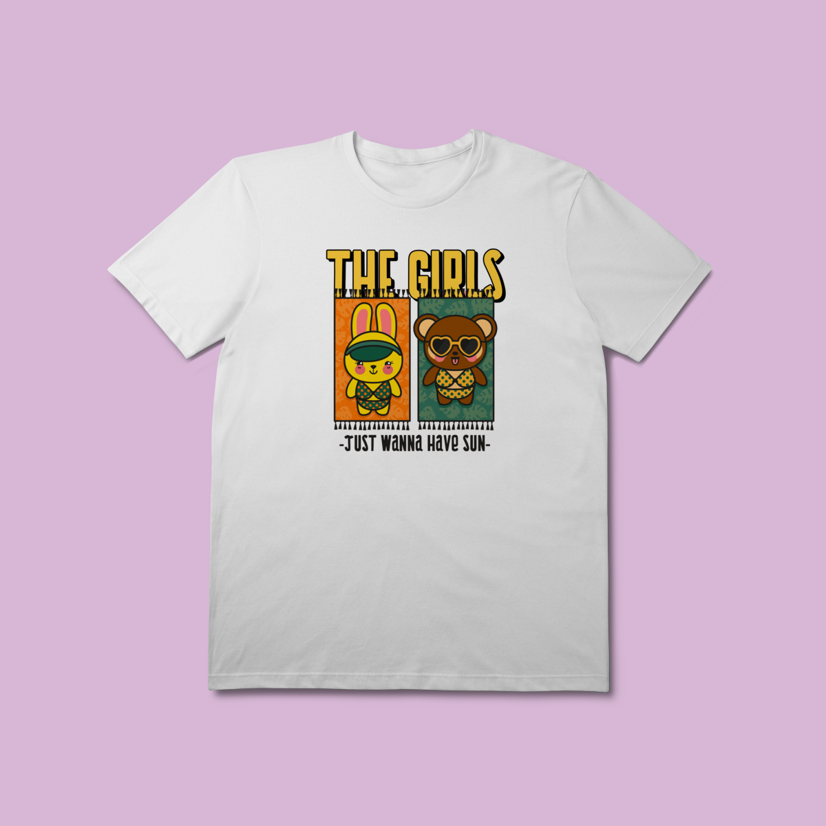 Camiseta Premium Girls want have sun - 100% Algodão