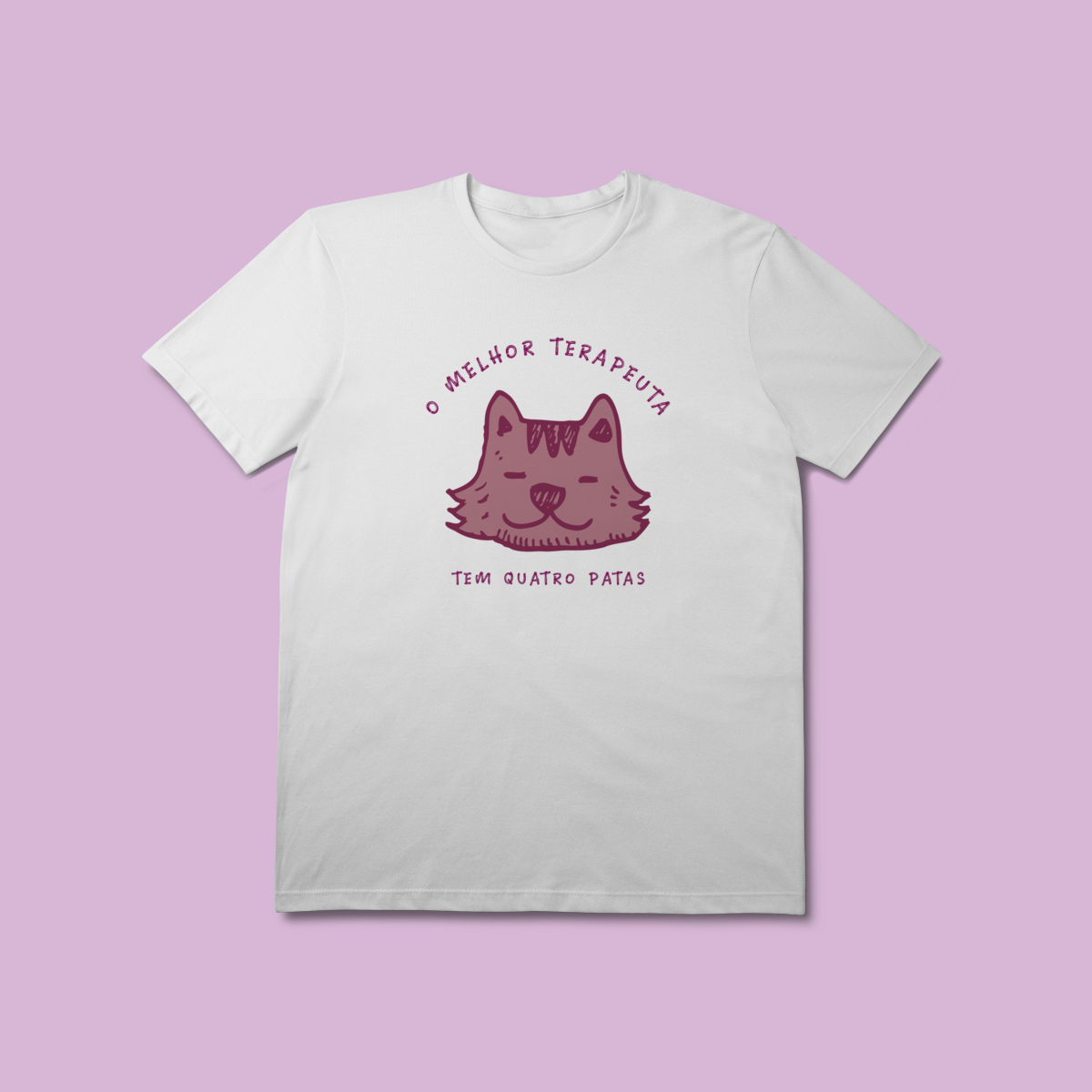 Camiseta Premium - O melhor terapeuta tem 4 patas