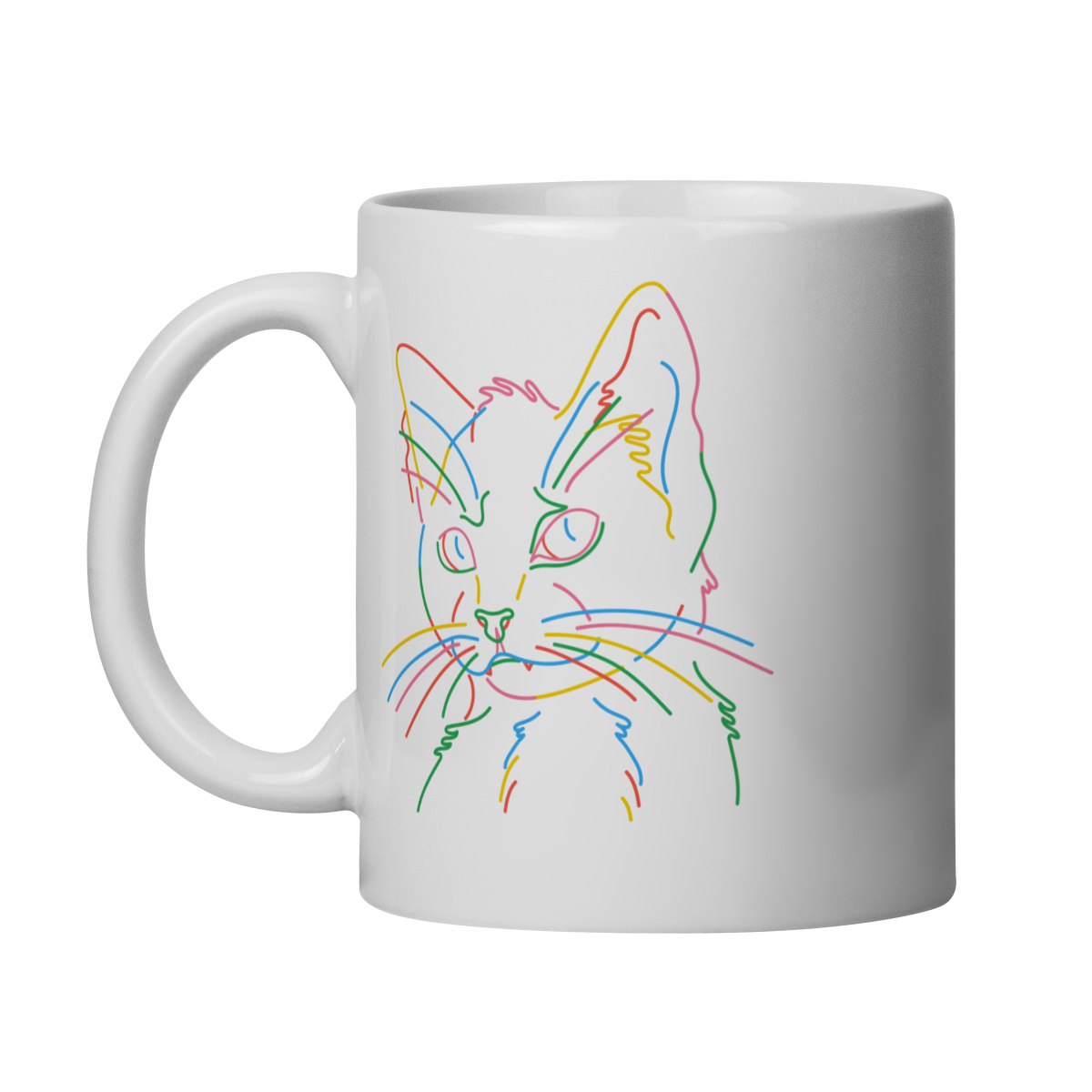 Caneca - Gatinho Neon