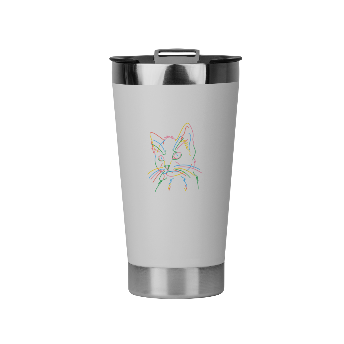 Copo Térmico - Gatinho Neon