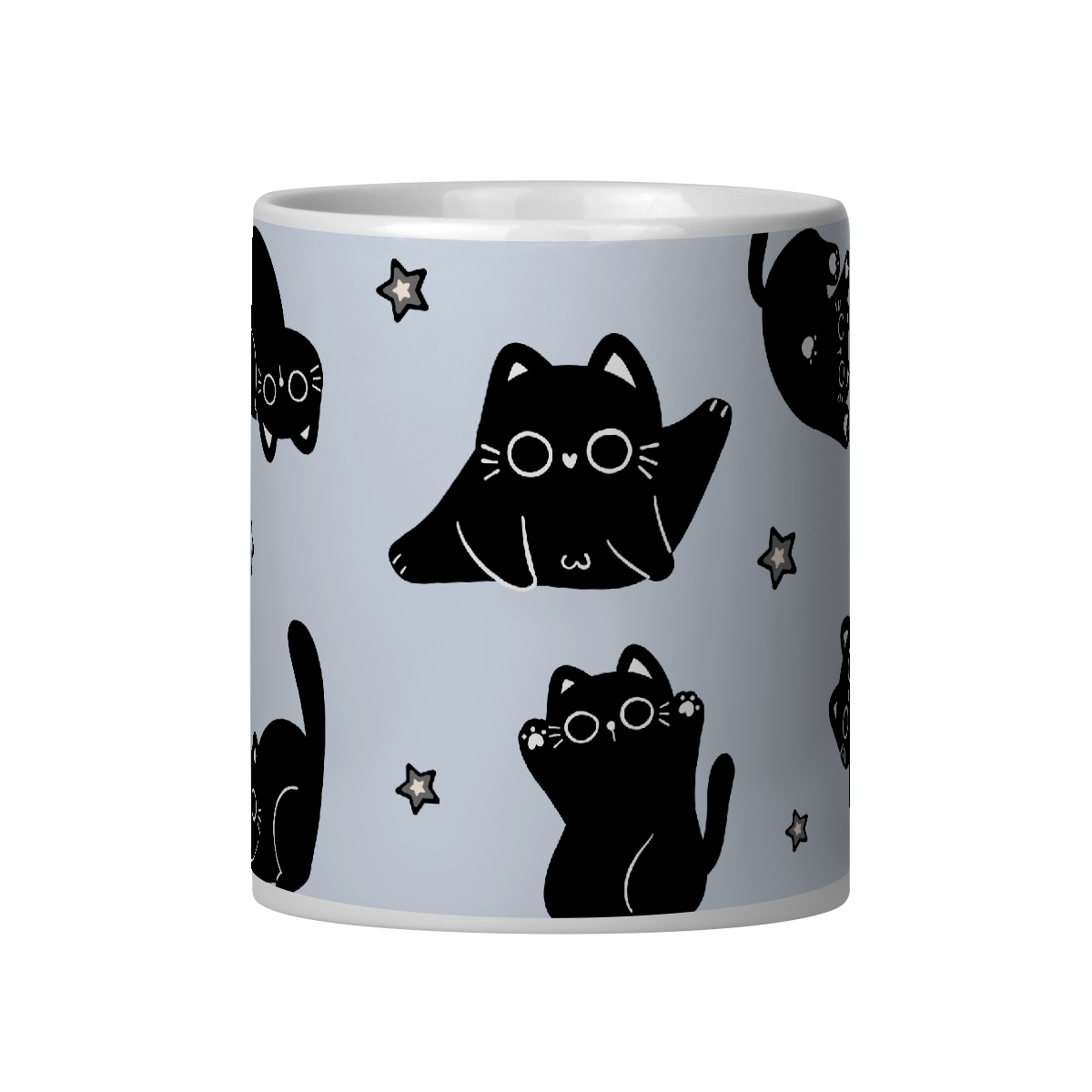 Caneca - Gatinhos Pretos Engraçados