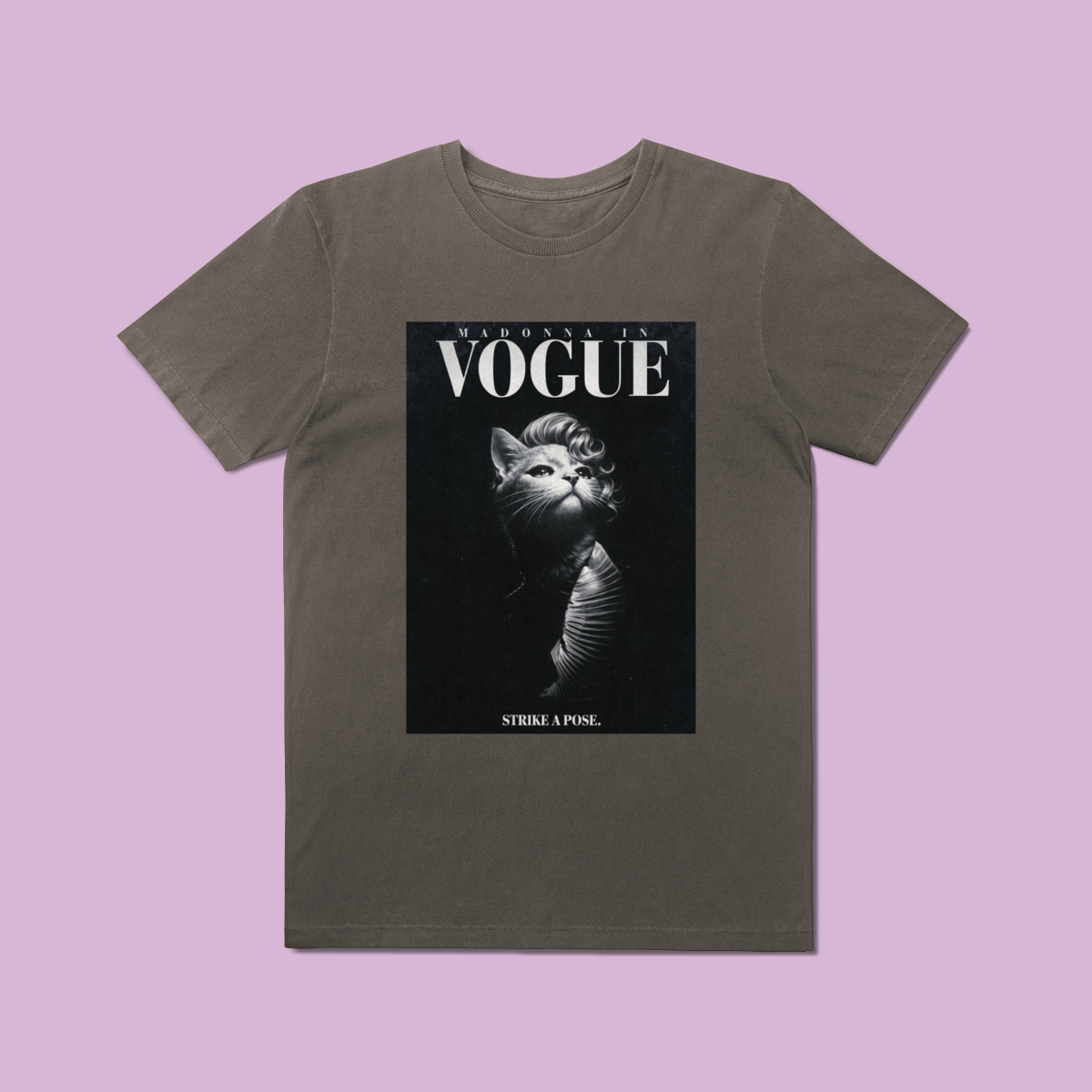 Camiseta Estonada Madonna in Vogue - 100% Algodão