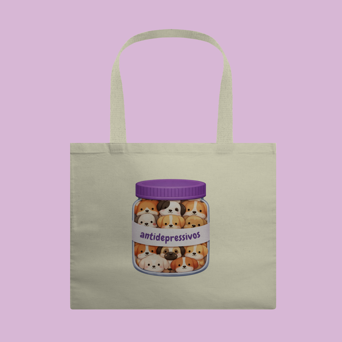 Ecobag Antidepressivos Cães - 100% Algodão