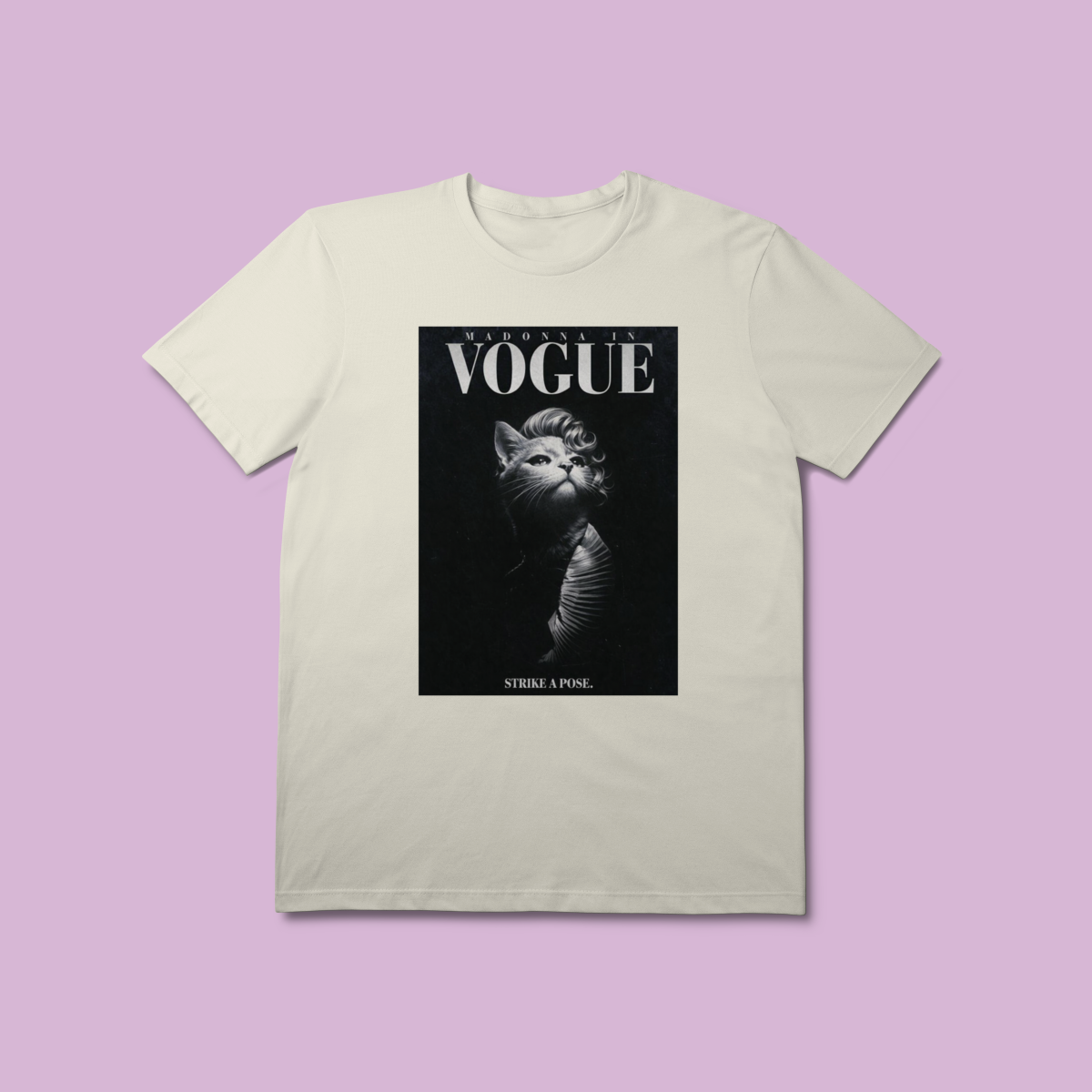 Camiseta Premium Madonna in Vogue - 100% Algodão