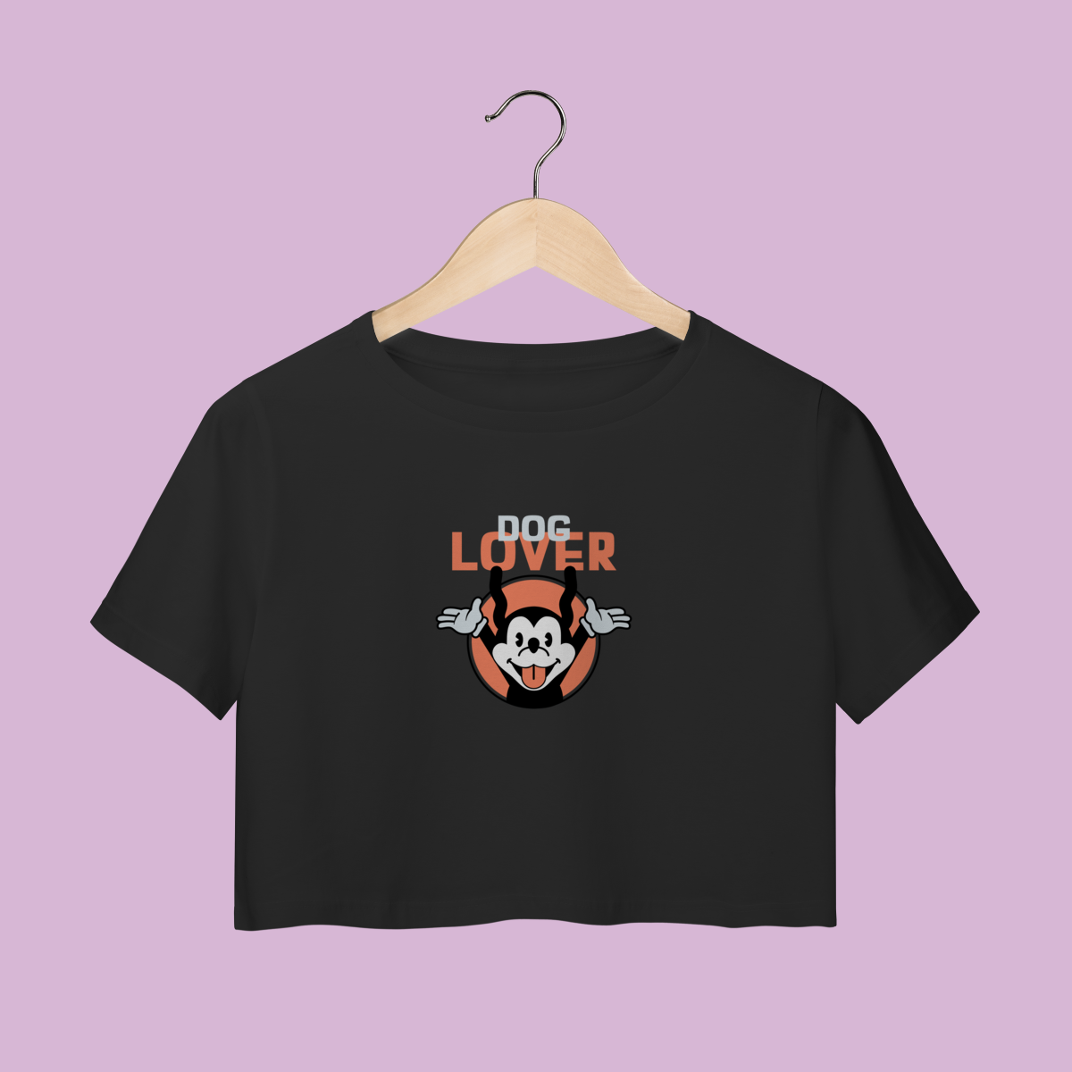 Cropped Dog Lover - 100% Algodão