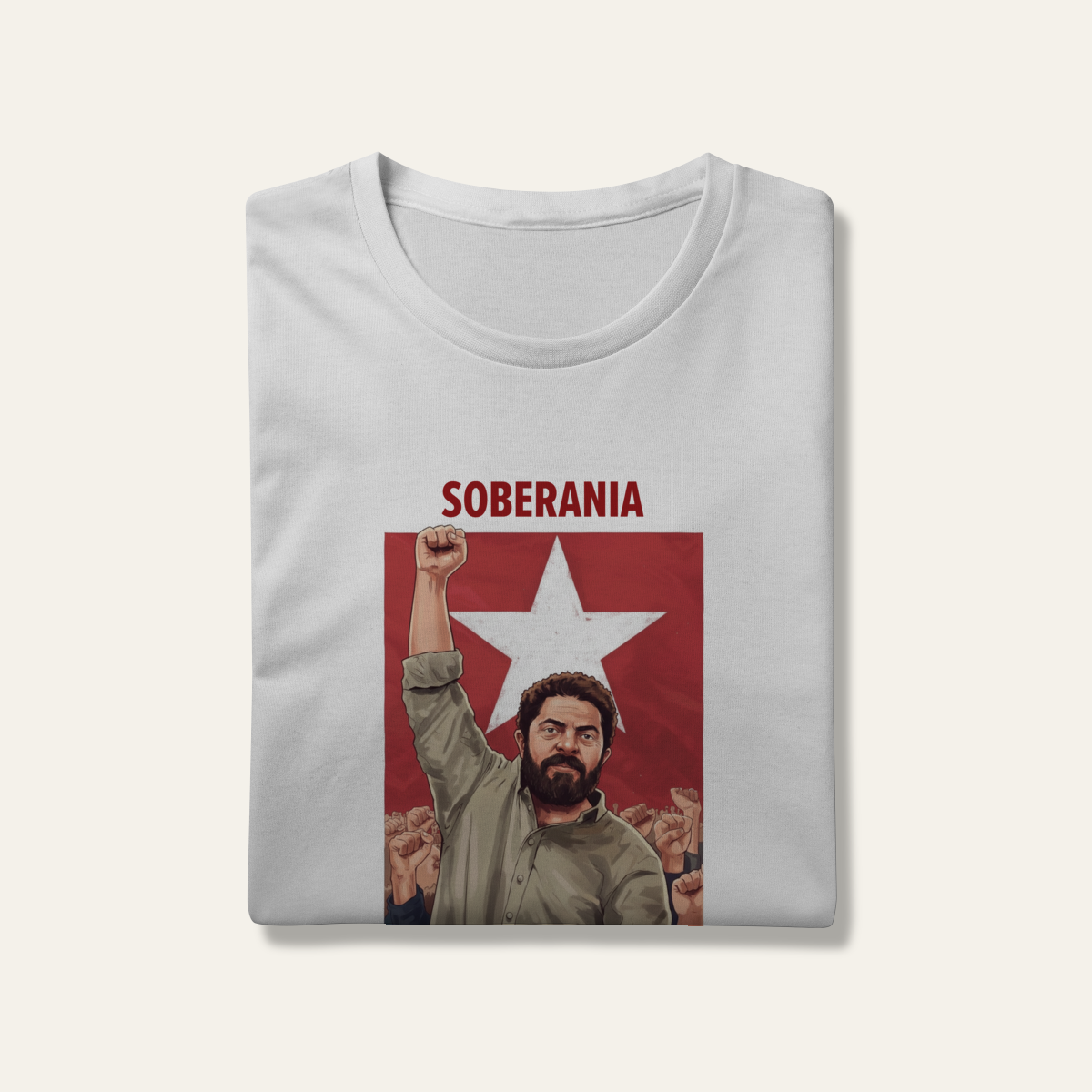 Camiseta Lula: A Voz do Povo - Voz Ativa | Algodão 100% (Prime-Premium)