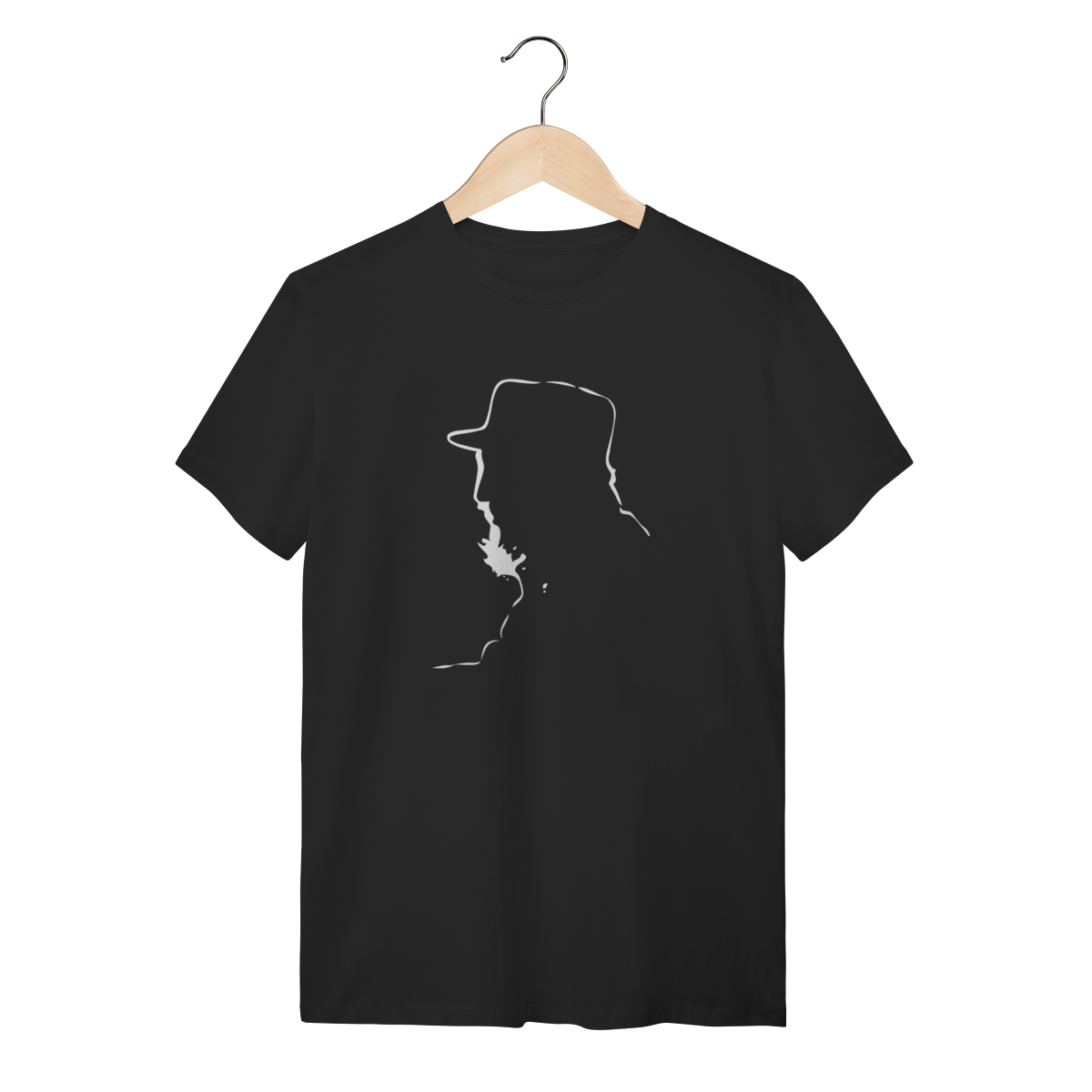 Camiseta Fidel Castro Silhueta: Heróis do Povo - VOZ ATIVA | Algodão 100% (Quality)
