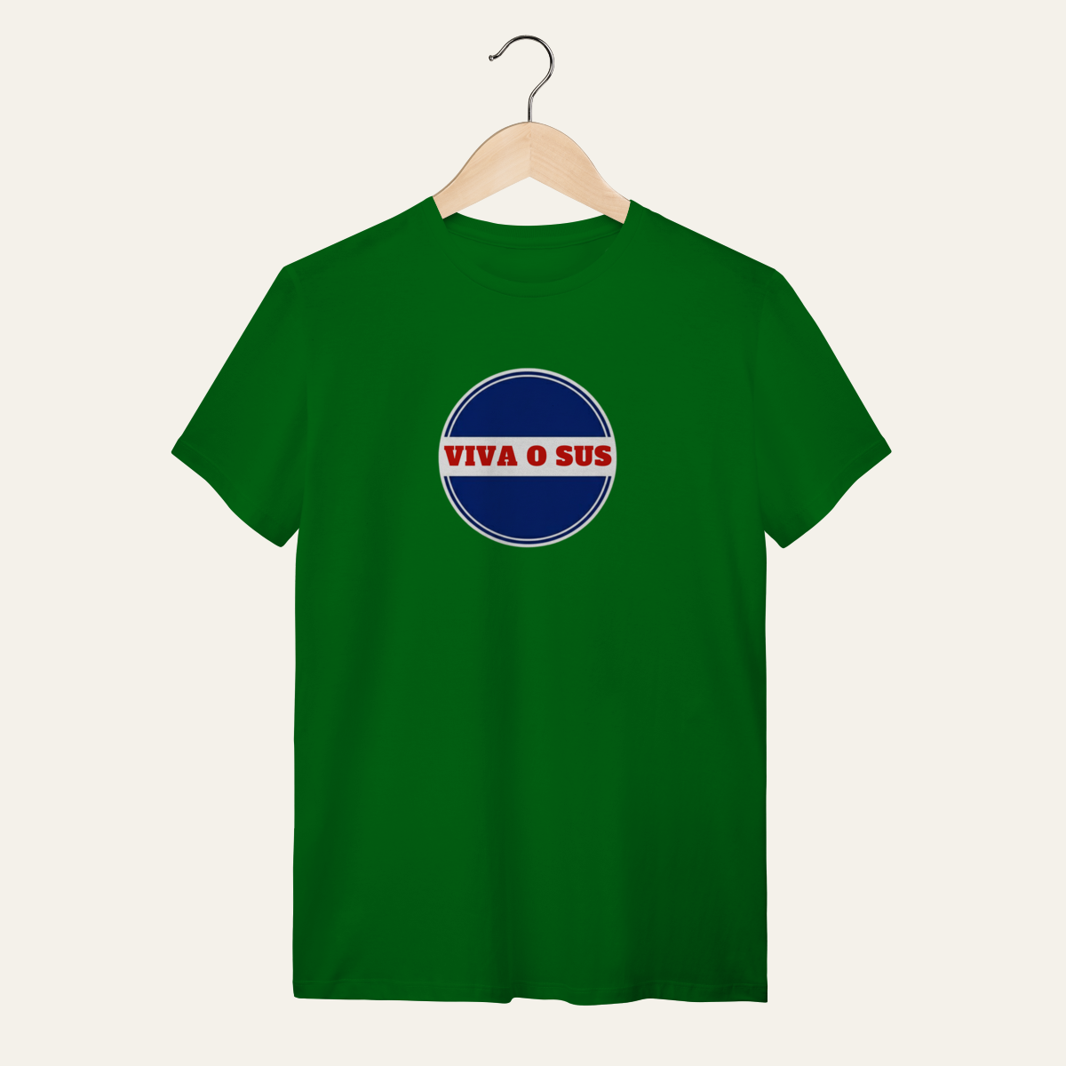 Camiseta Viva o SUS: Saúde é Direito - VOZ ATIVA | Algodão 100% (Quality)