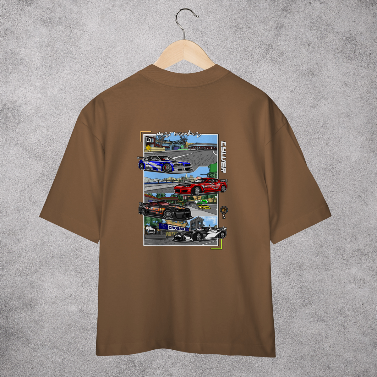 Camiseta Oversized Camiseta Oversized Most Legends R$134,54 em