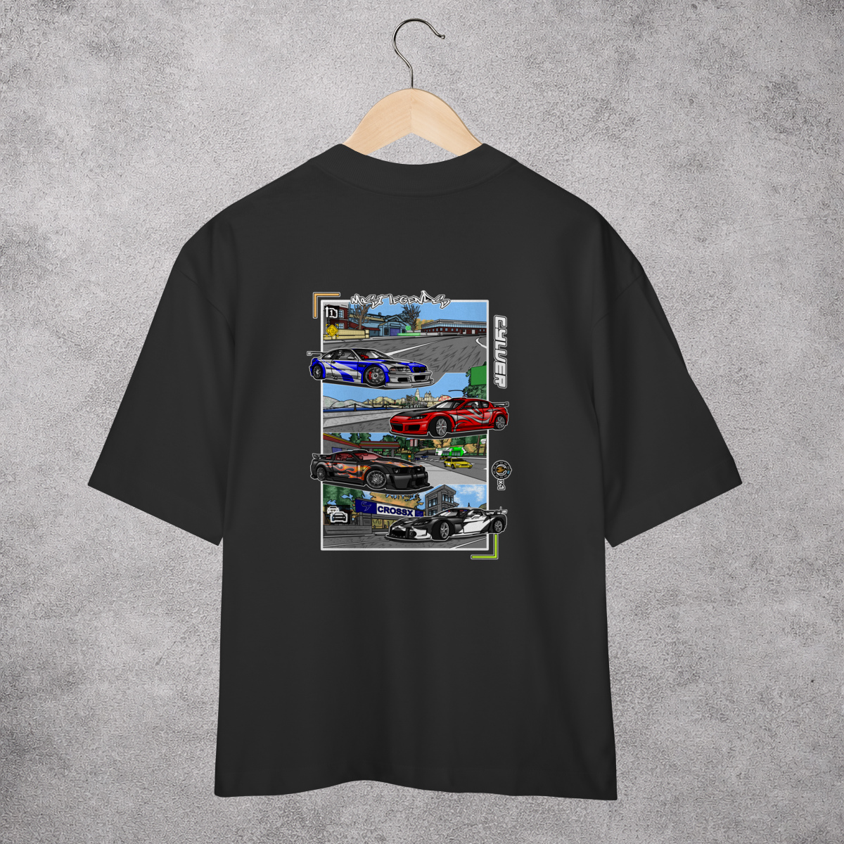 Camiseta Oversized Camiseta Oversized Most Legends R$134,54 em