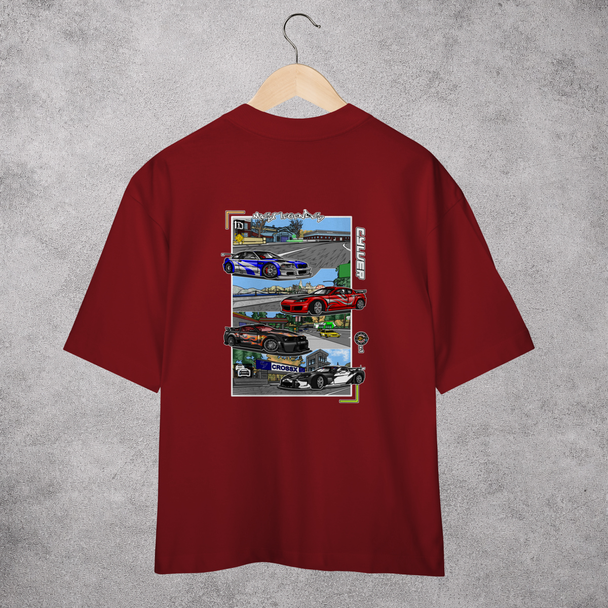 Camiseta Oversized Camiseta Oversized Most Legends R$134,54 em