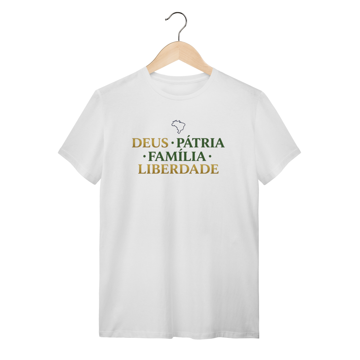 Camiseta DEUS•PÁTRIA•FAMÍLIA•LIBERDADE