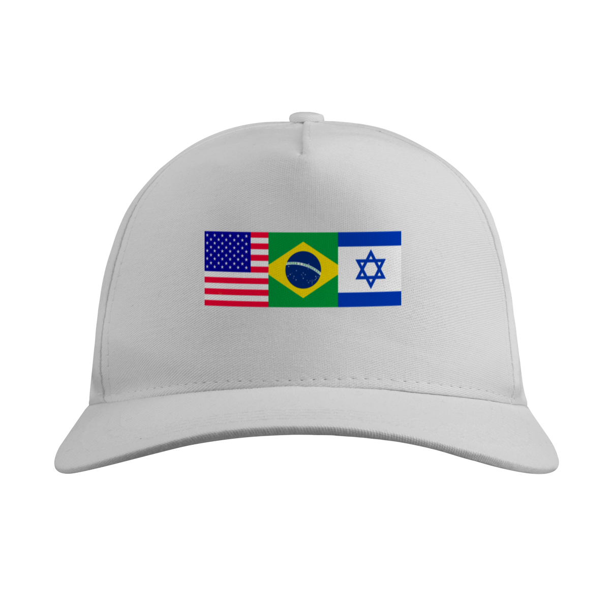 Boné UNIÃO EUA-BRASIL-ISRAEL