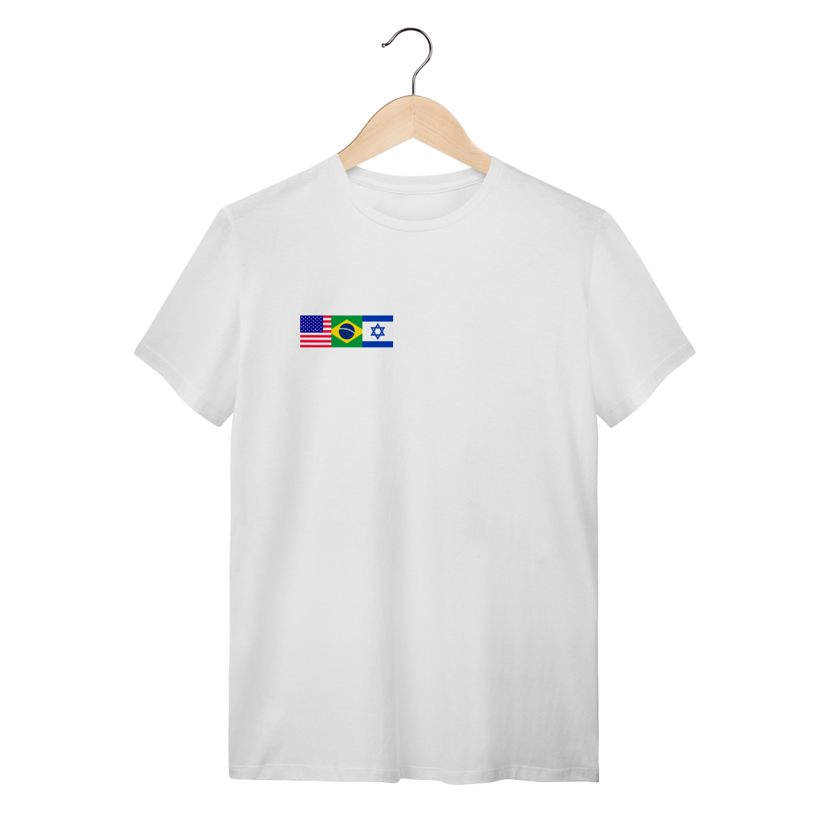 Camiseta UNIÃO EUA-BRASIL-ISRAEL