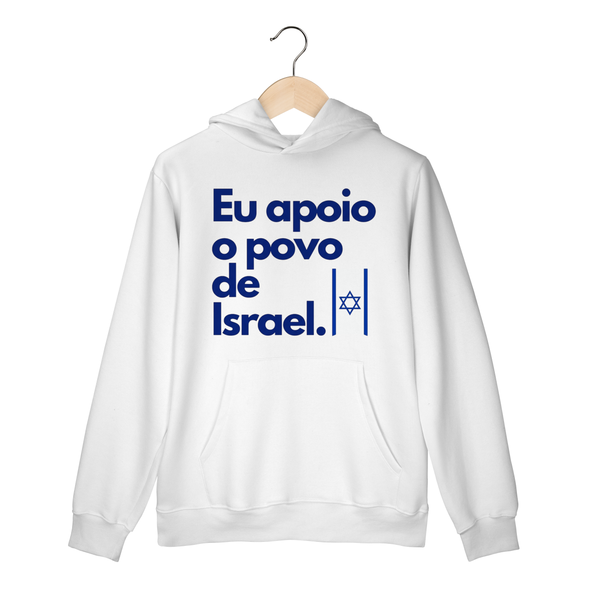 Moletom EU APOIO ISRAEL