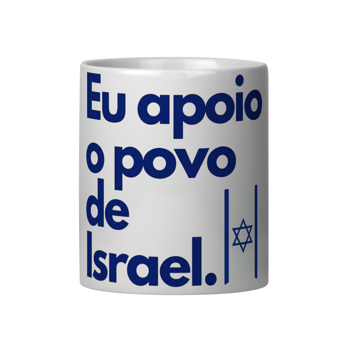 Caneca EU APOIO ISRAEL
