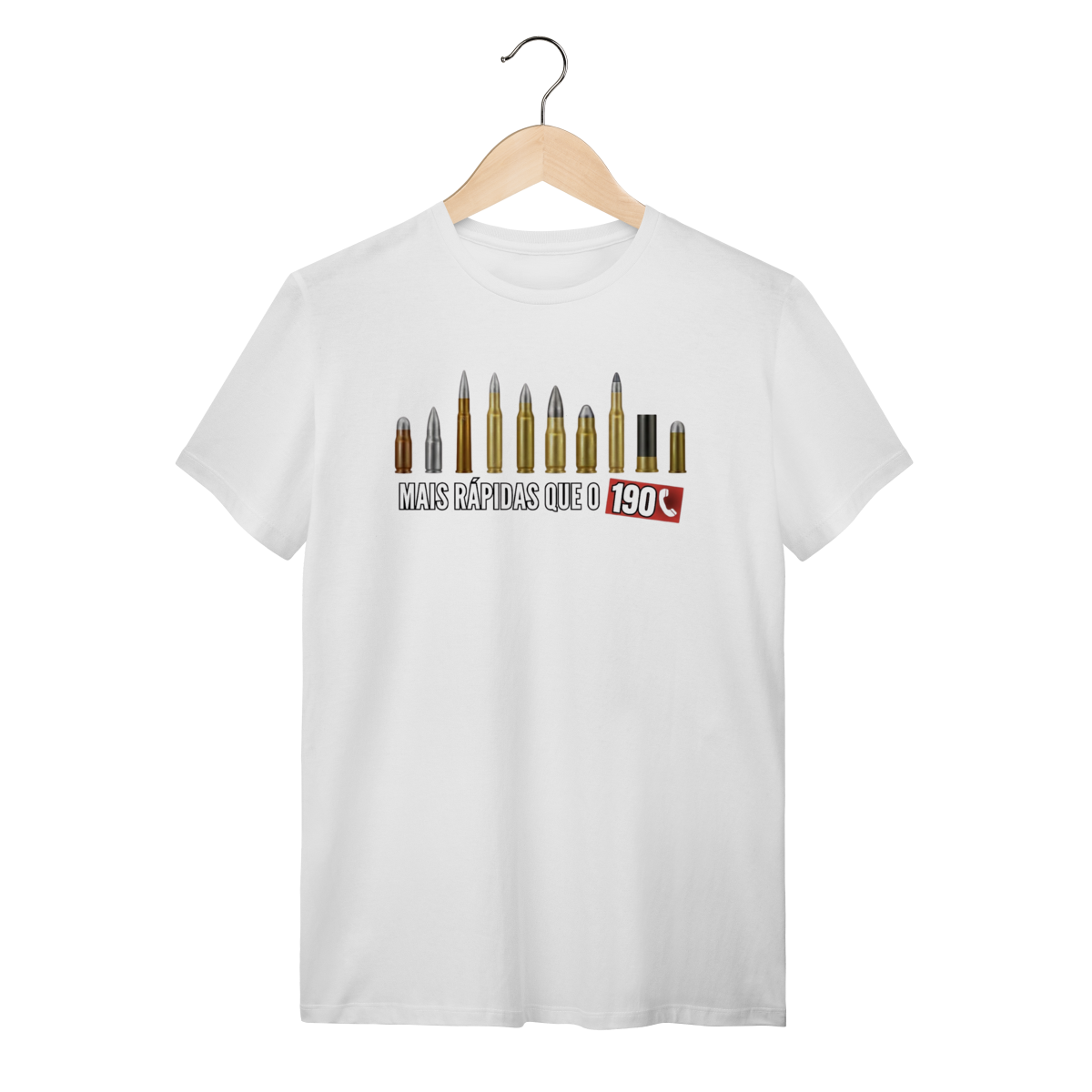 Camiseta MAIS RÁPIDAS QUE O 190