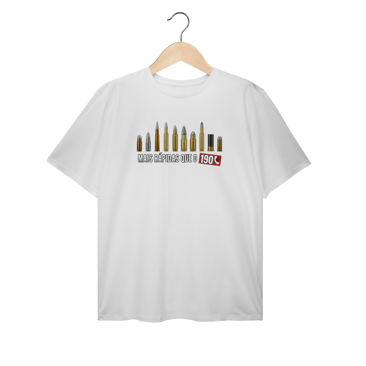 Camiseta Plus Size MAIS RÁPIDAS QUE O 190