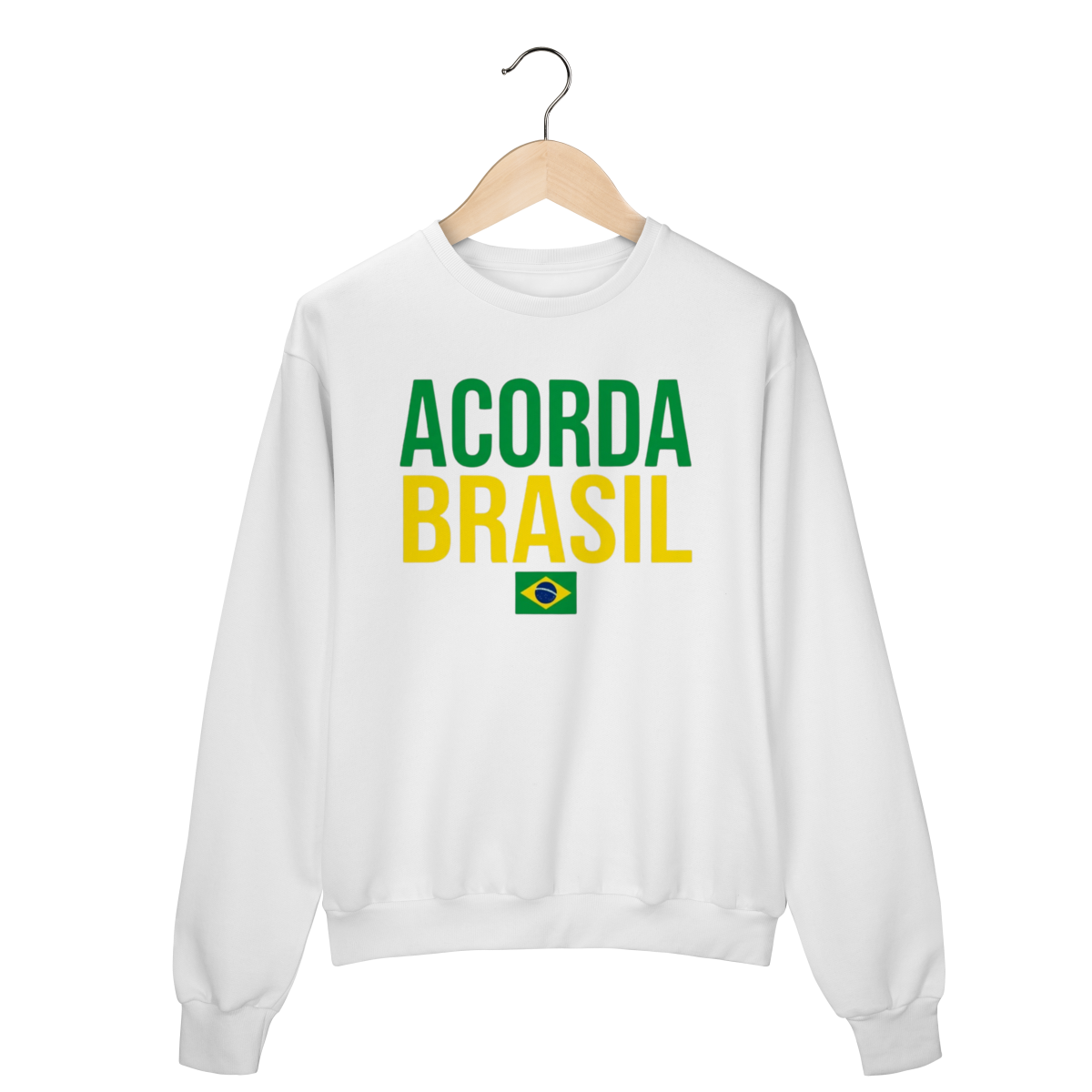 Moletom Sem Toca ACORDA BRASIL