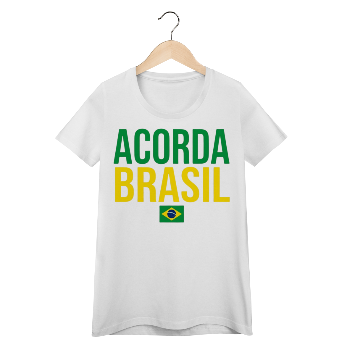 Camiseta Feminina ACORDA BRASIL