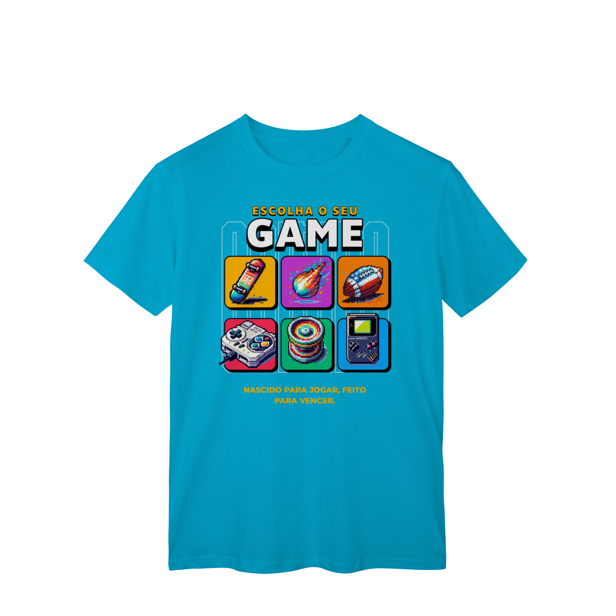 Camiseta- Escolha o seu Game 