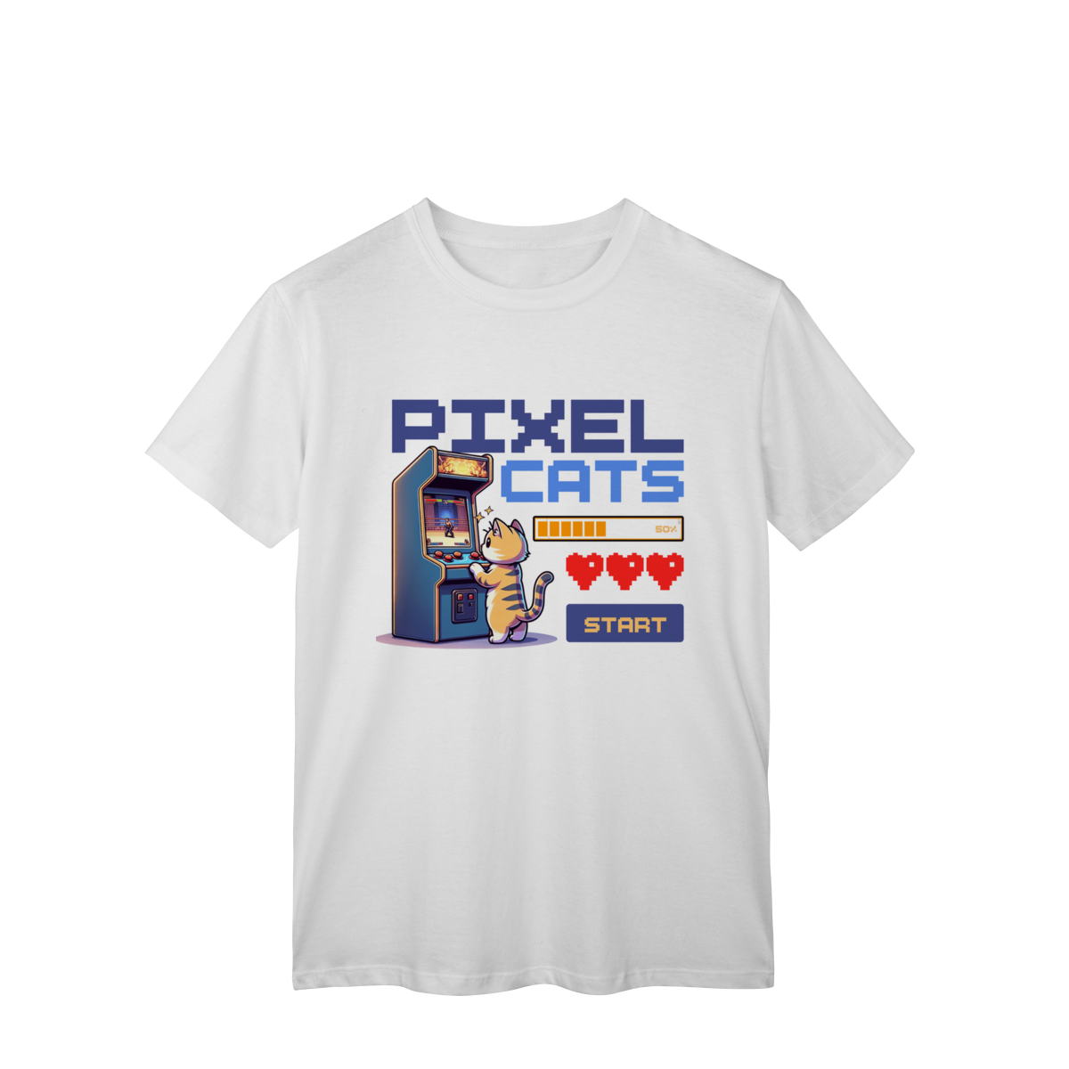 Camiseta- Pixel Cats 