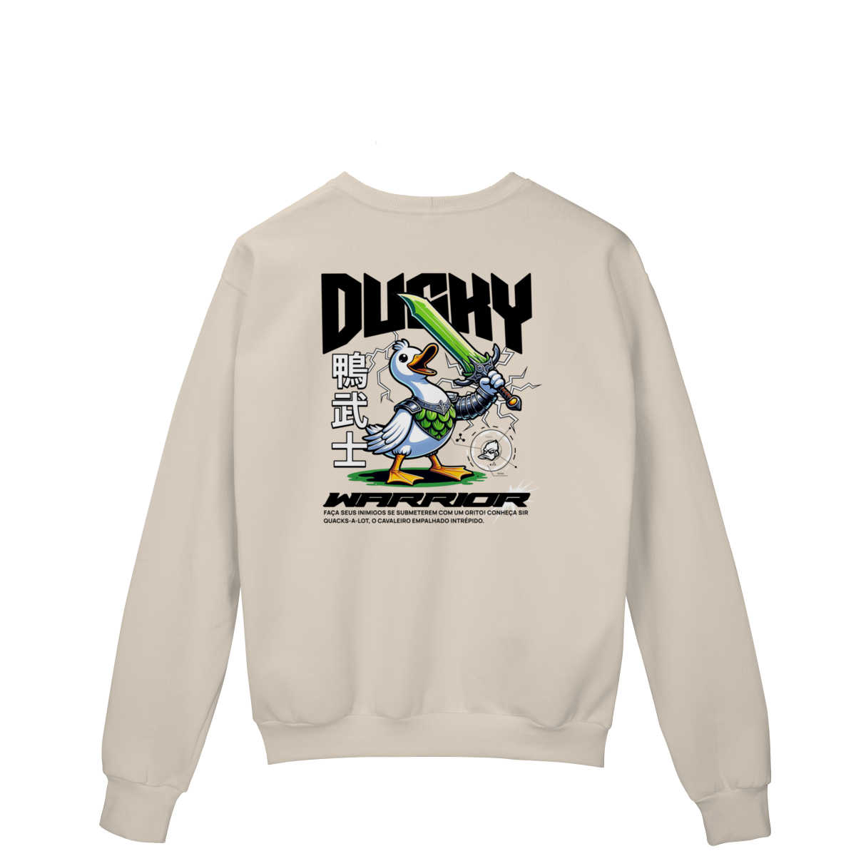 Moletom- Pato Guerreiro