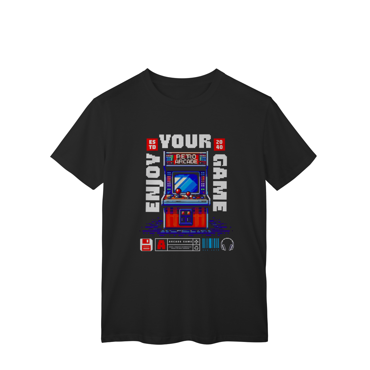 Camiseta- Classic Pixels