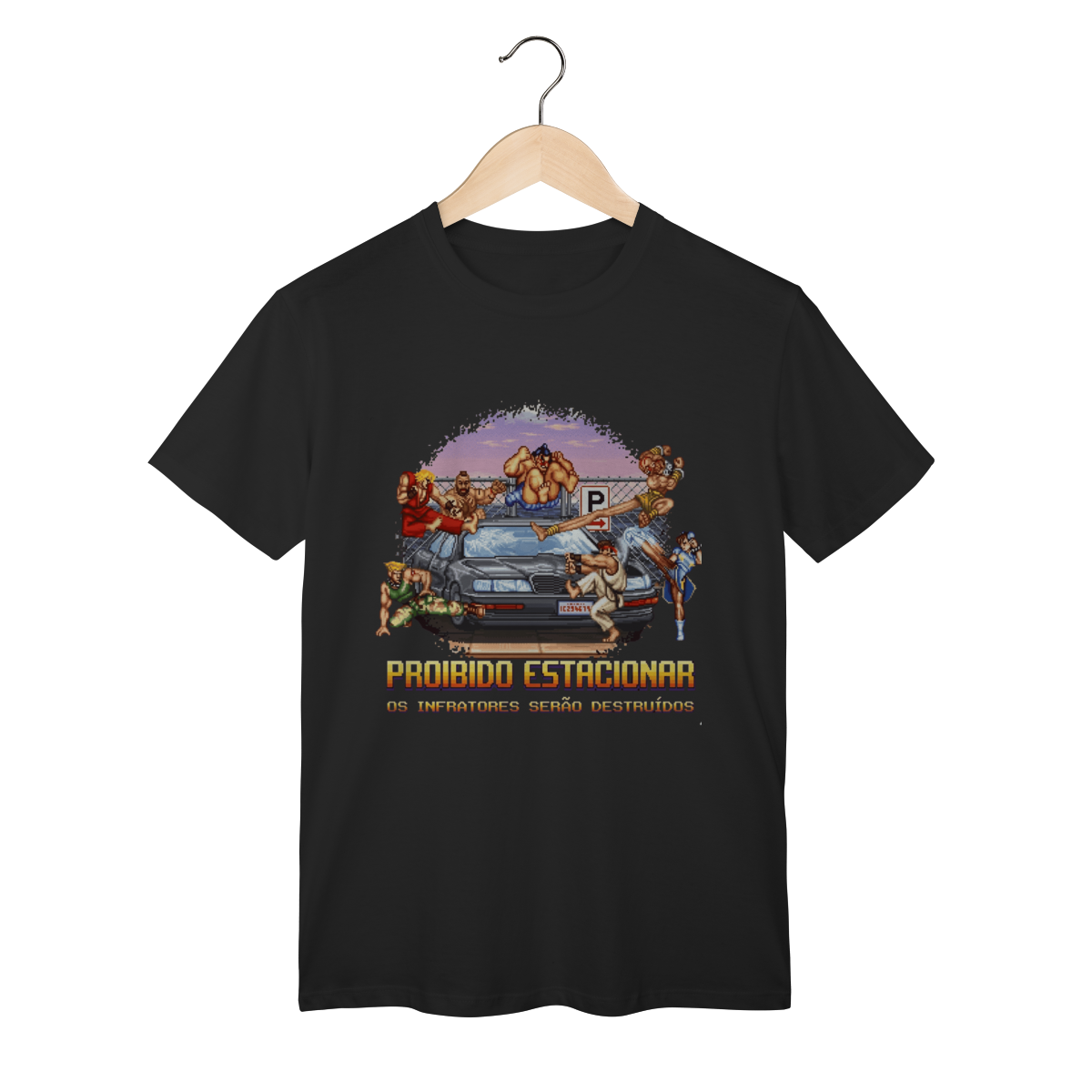 Camiseta- PROIBIDO ESTACIONAR 