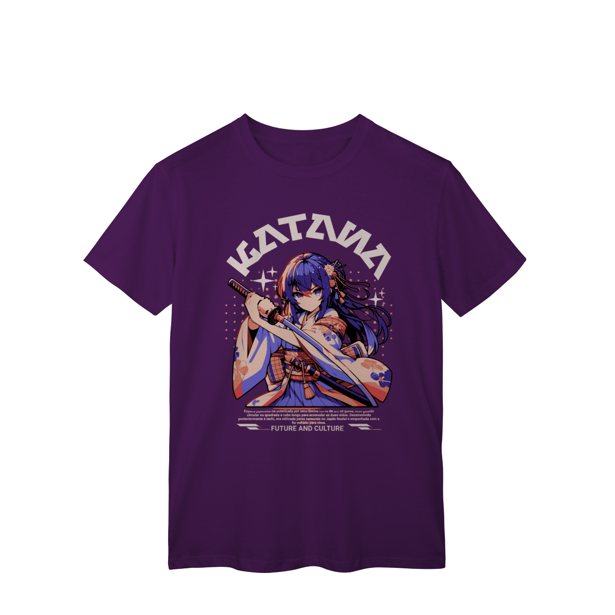 Camiseta- Katana Anime 