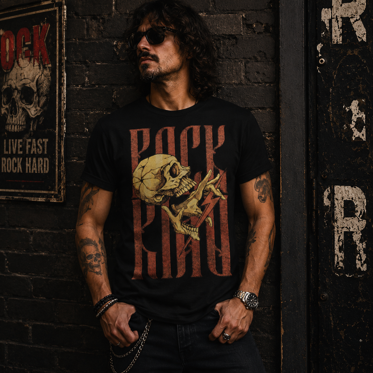 Camiseta Thunder Skull