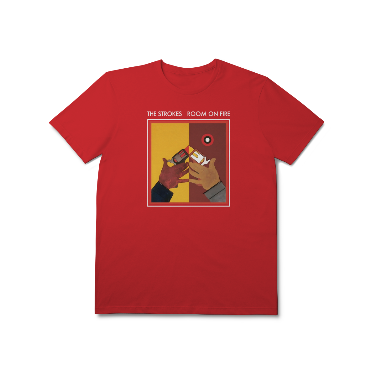 The Strokes ROOM ON FIRE ヘインズ 半袖 Tシャツ Premium] THE