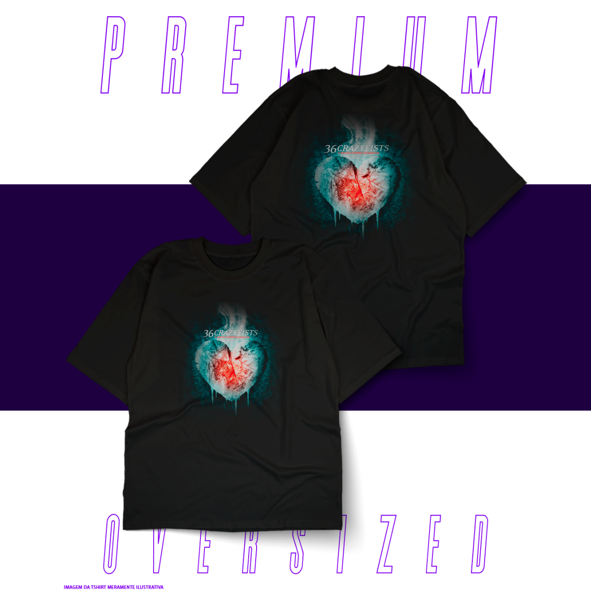 Oversized Unissex - 36 Crazyfists