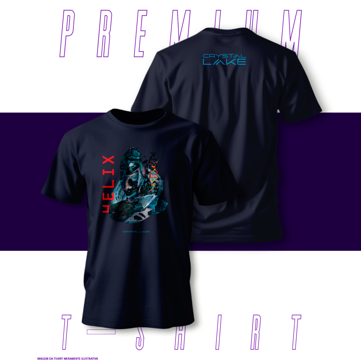Camiseta Premium - Crystal Lake