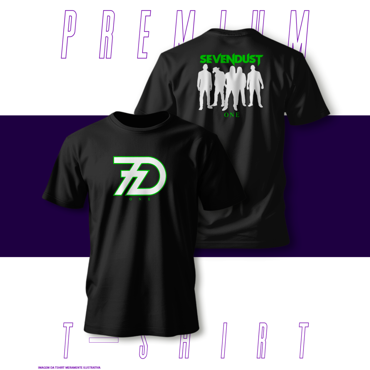Camiseta Premium - Sevendust