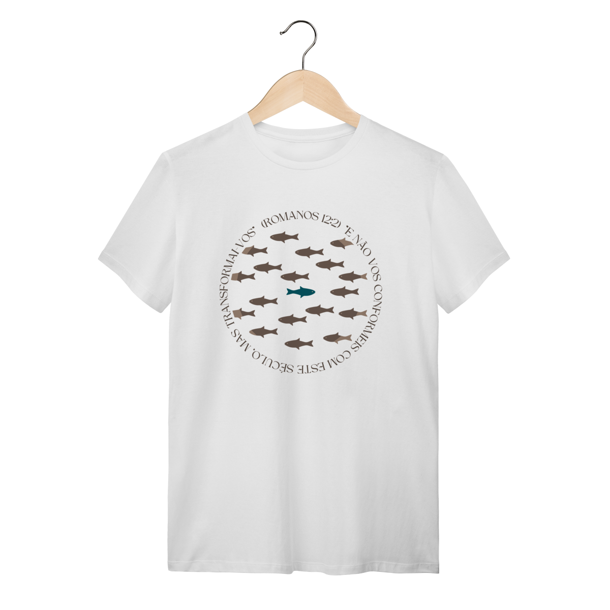 Camiseta Romanos 12 - Não Vós Conformeis