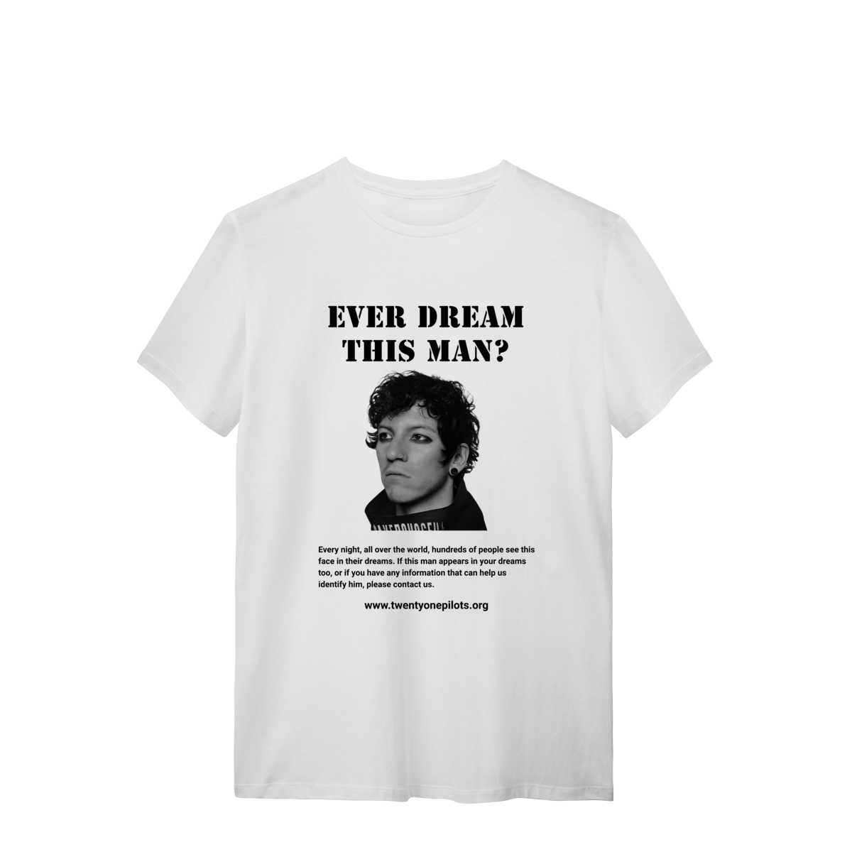 Camisa | Ever Dream This Man Josh Dun p&b - Twenty One Pilots