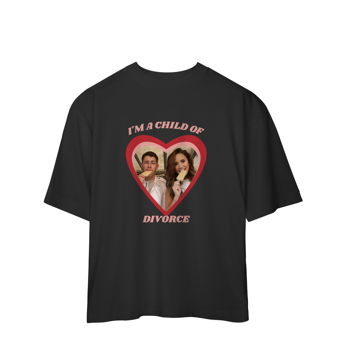 CAMISA OVERSIZED - CHILD OF DIVORCE NICK & DEMI LOVATO | JONAS BROTHERS