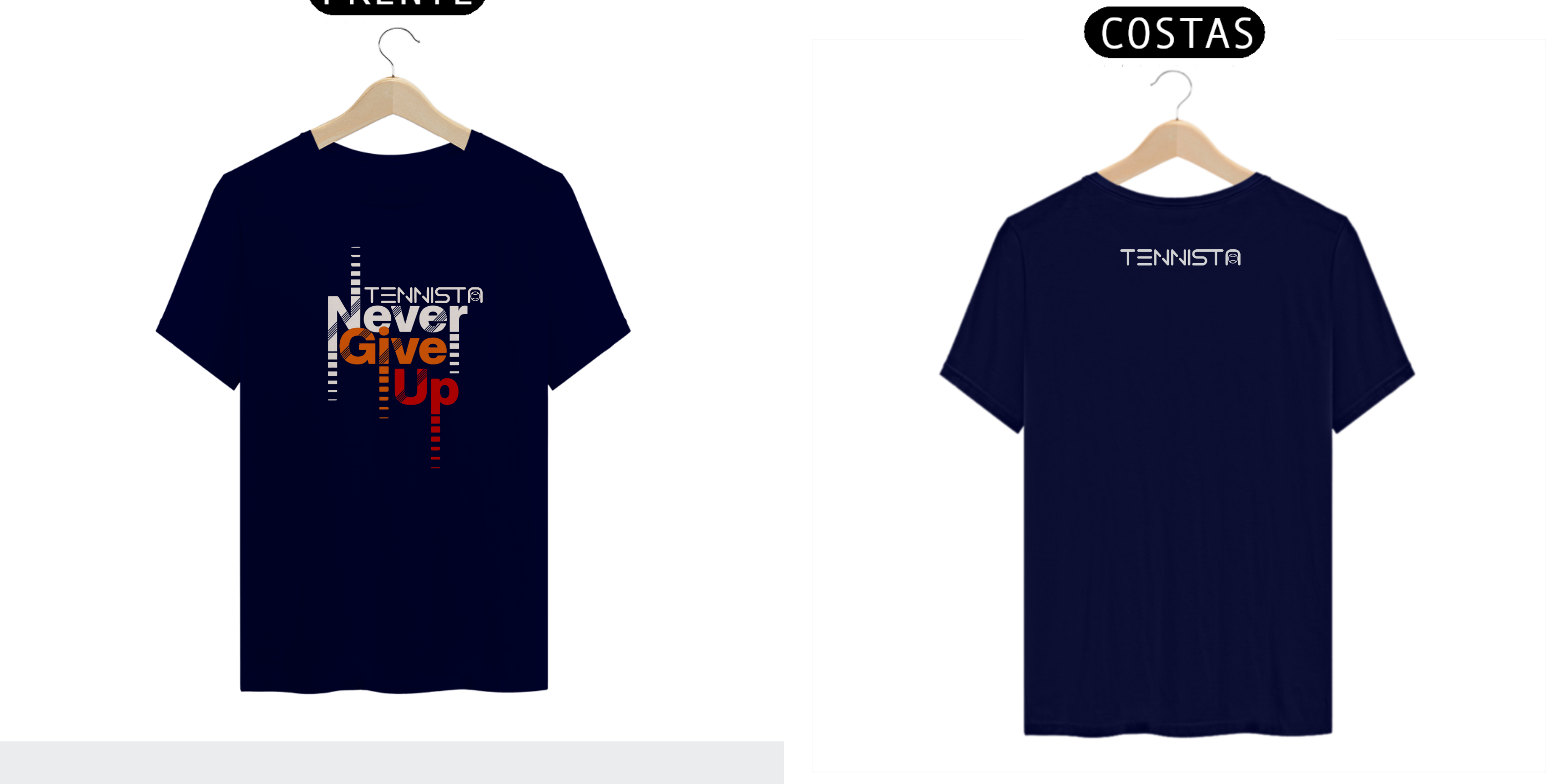 CAMISETA TENNISTA 'NEVER GIVE UP'