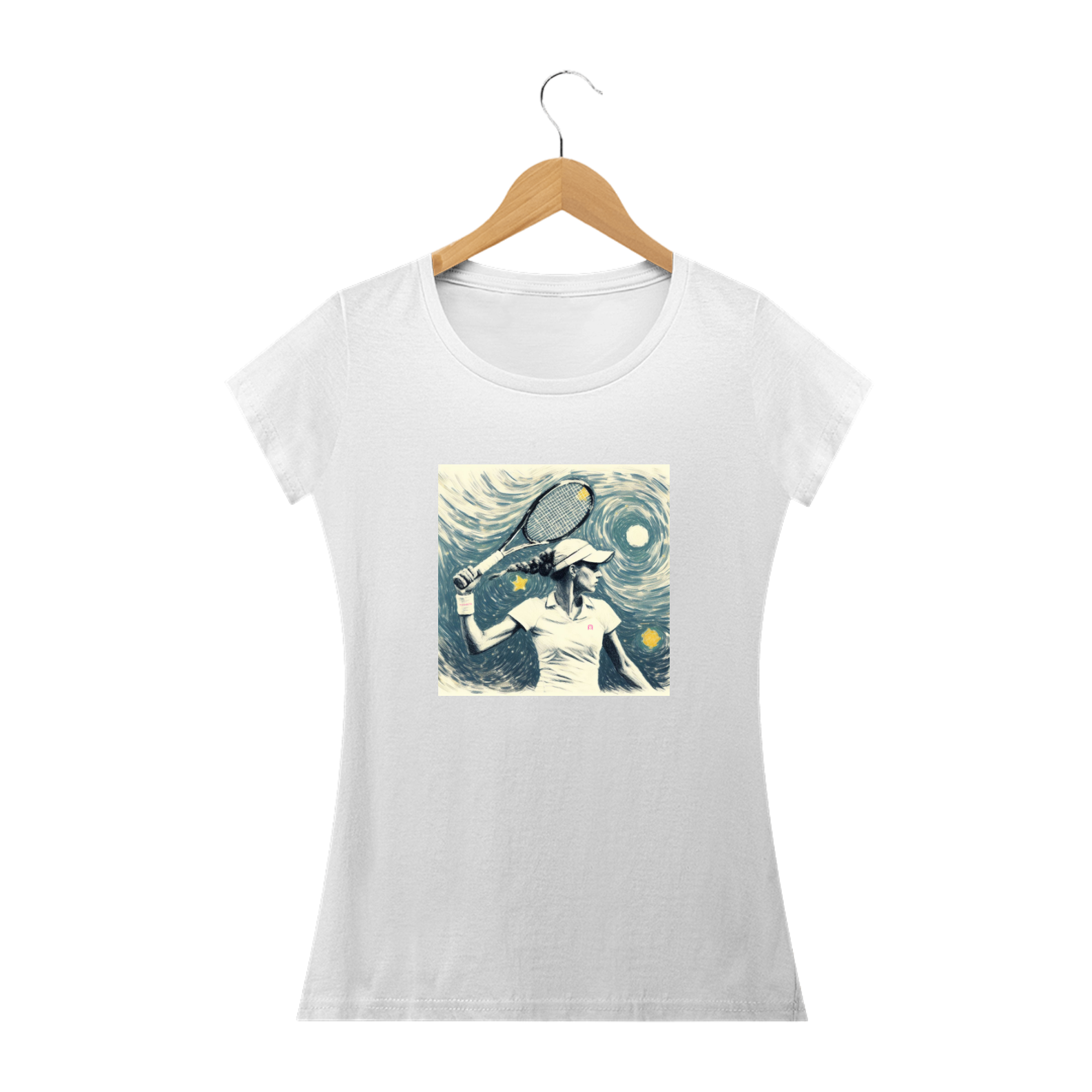 CAMISETA BABY LOOK 'TENNISTA VAN'