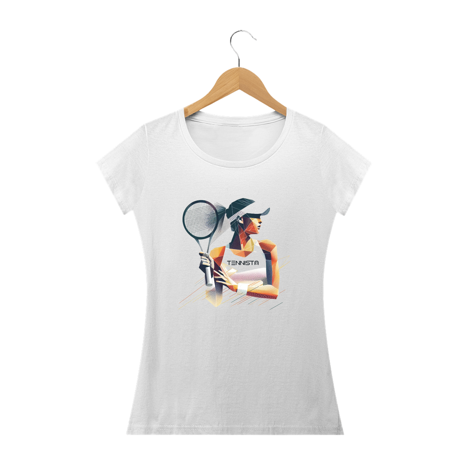 CAMISETA BABY LOOK 'TENNISTA PRO'