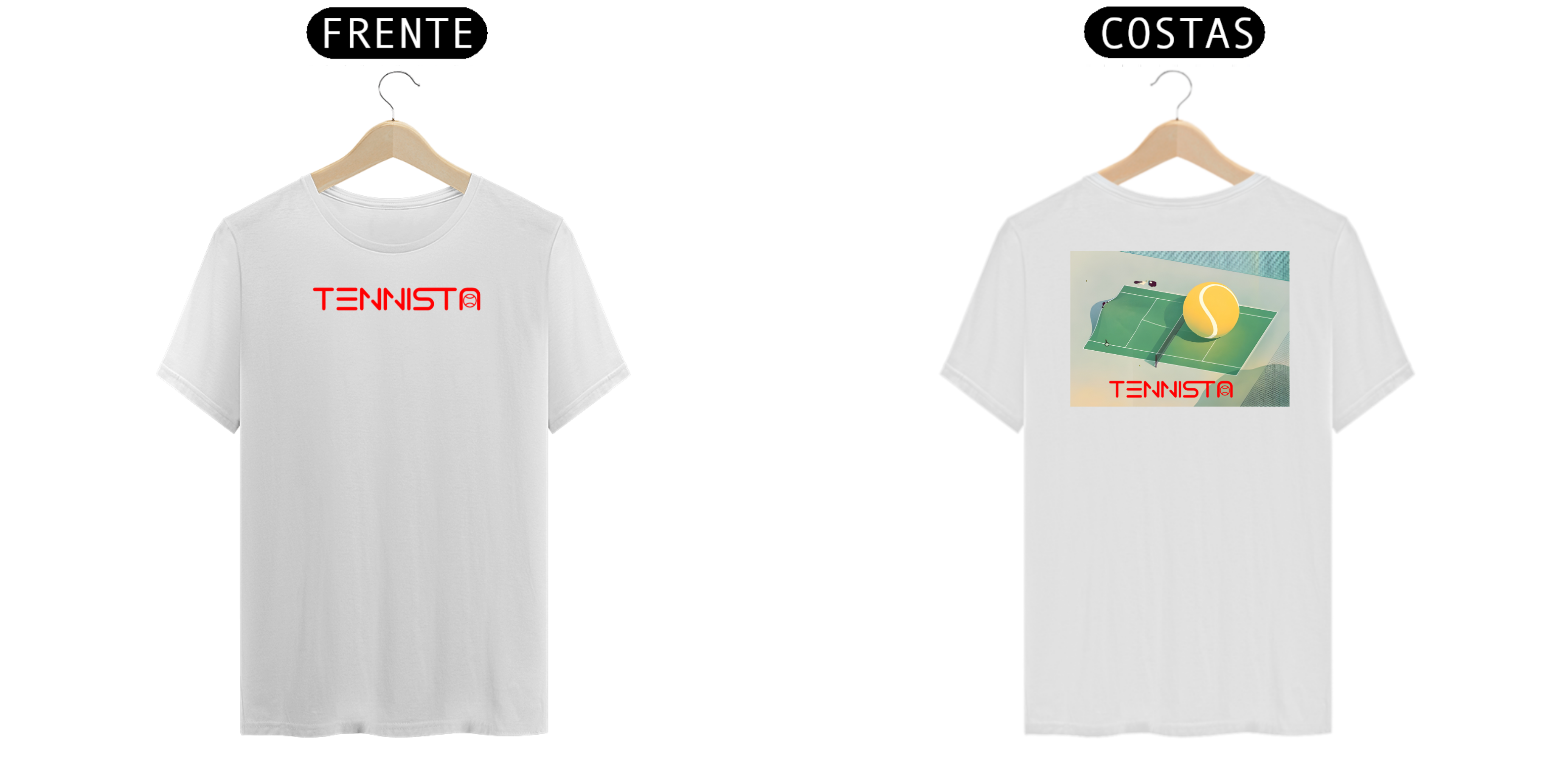 CAMISETA TENNISTA 'BALL IN THE COURT'